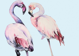 Flamingo Fling A1 Posh Chalk Deluxe Decoupage from The House of Mendes